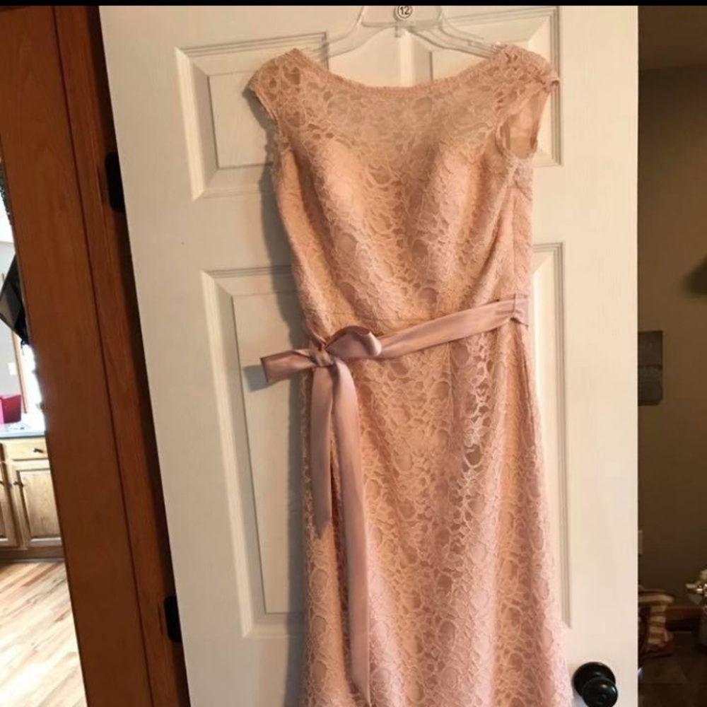 Dusty rose formal dress